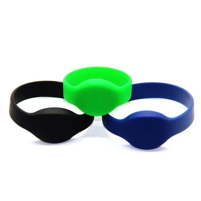 Buy Adjustable RFID Hotel Wristbands NFC Chip Armband 213/216/M1 High Frequency online manufacture