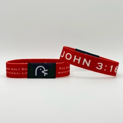 Buy Comfortable Stretchy Elastic RFID Wristband TK4100/EM4200 Silkscreen Printing online manufacture