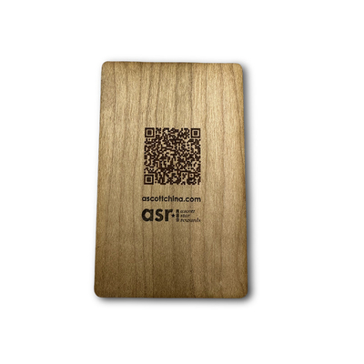Buy Custom Logo Wooden NFC Card With QR Code For Business Membership online manufacture