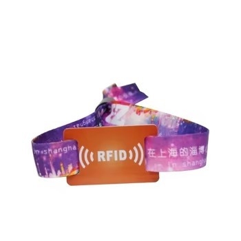 Buy 13.56Mhz RFID Concert Wristbands RFID Event Wristband With Customized Logo online manufacture