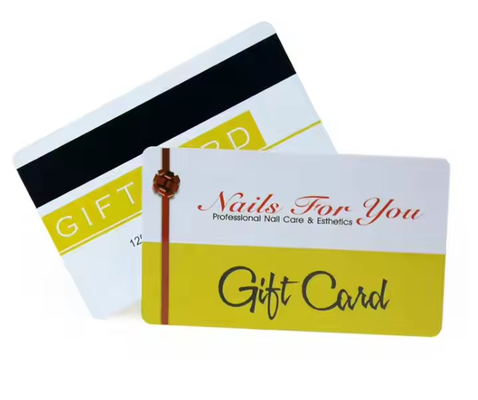 Buy Plastic Gift Cards With Magnetic Stripe Plastic Customer Loyalty Cards Rectangular online manufacture