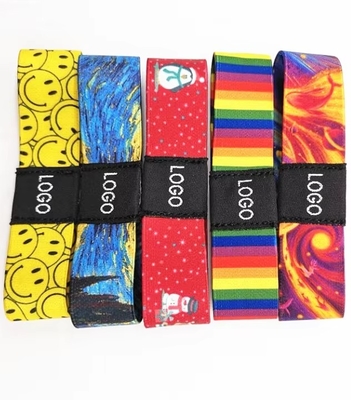 Buy Eco Friendly Colorful Fashion NFC RFID Cloth Wristbands Adjustable online manufacture