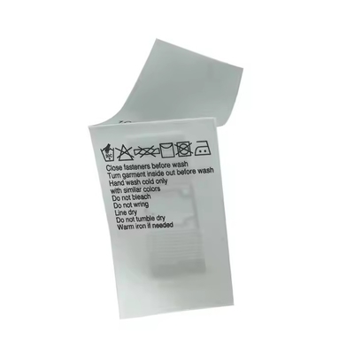 Buy Customized  UHF RFID Clothing Tag Textile Laundry Care Tag Wash Mark Label online manufacture