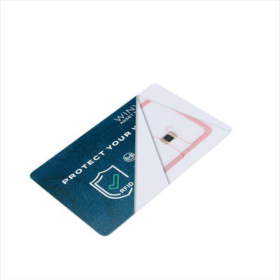 Buy Anti Theft Contactless RFID Shield Card Credit Protector Custom RFID Blocking Card online manufacture