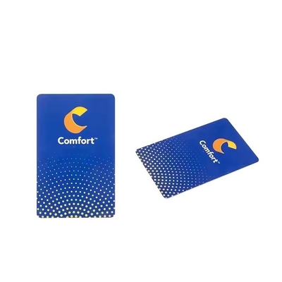 MIFARE 1K RFID Card Plastic RFID Card Silkscreen Printing 0.8mm 0.38mm Thickness