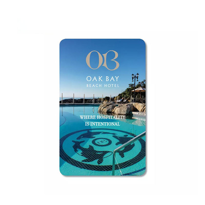 Customized Waterproof RFID Keycards Hotel Room Key Card Rectangular Shape