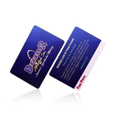 13.56mhz Printed PVC HF RFID Card Rectangular Glossy Frosted Matte Finished