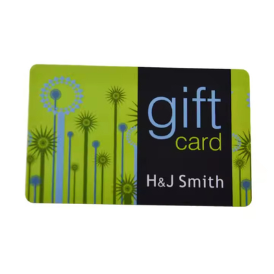 0.76mm  Custom Plastic Gift Cards Offset Printing For Shopping Mall Store