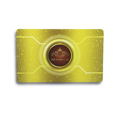 M1 IC Double Face Print PVC Membership Card Dual Sided Rectangular Shape