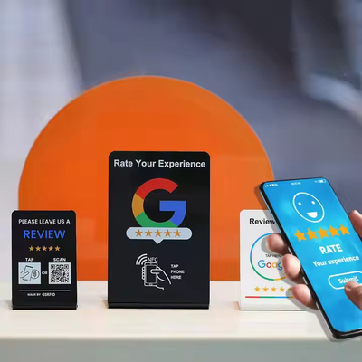 Offset Printing NFC Review Cards For Google Facebook Instagram Social Medium