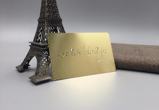 Stainless Steel RFID Metal Card Metal Visit Card Waterproof 13.56MHz/125Khz