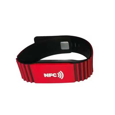 Sports NFC Silicone Wristband NFC Armband For Mobile Phone Reading / Recording