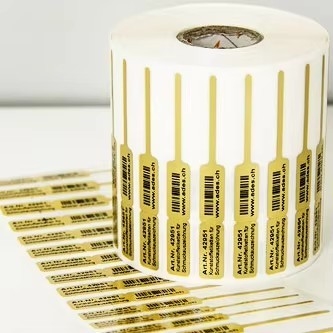 UHF RFID Jewelry Label RFID Security Label Sticker Pricing Tags PVC/PET Coated