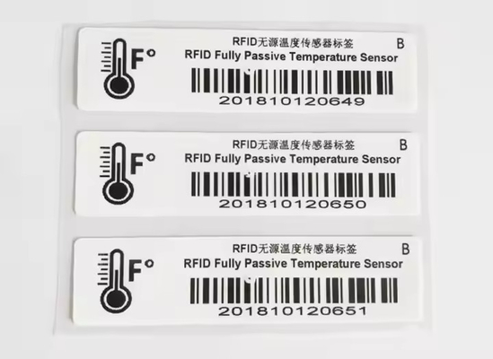 High Temperature Resistance RFID UHF Sticker Long Rang Tag For Cold Chain Logistics
