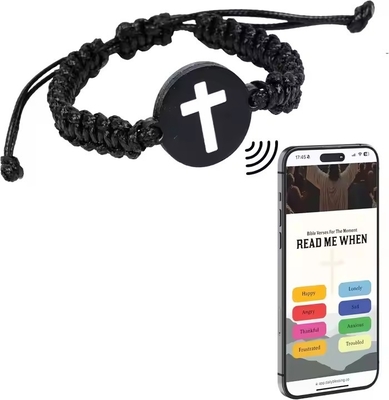 Customized Christian Daily Bible Verse Bracelet Yappy Bracelet Recycled Materials